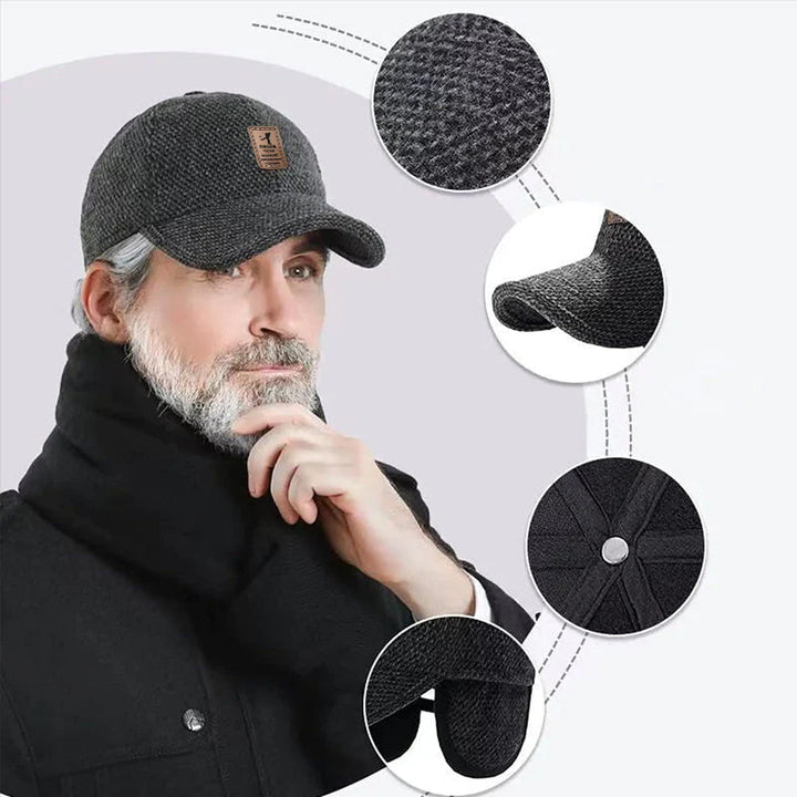 Vinterbaseballcap med Öronlappar - Varm, Snygg och Praktisk