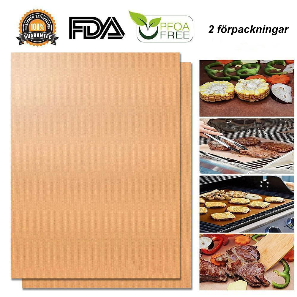 Non-stick BBQ Bake Mat | Varmebestandig | Enkel Rengöring