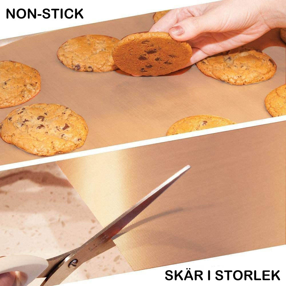 Non-stick BBQ Bake Mat | Varmebestandig | Enkel Rengöring