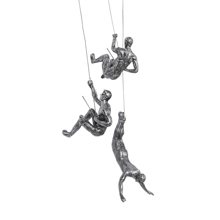 Veggdekorasjon Klatrende Figurer – Modern Kunstsett