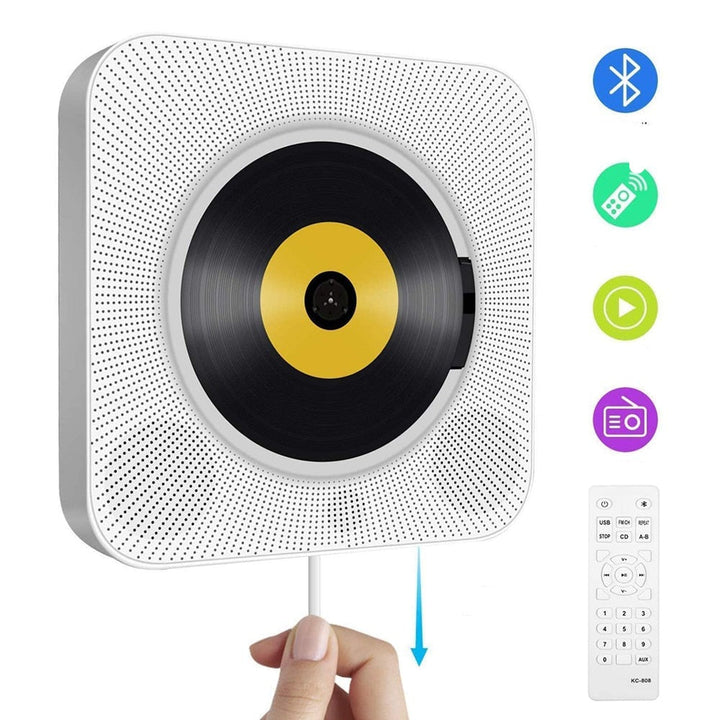 Multifunktionell Veggmontert CD-Spiller med Bluetooth