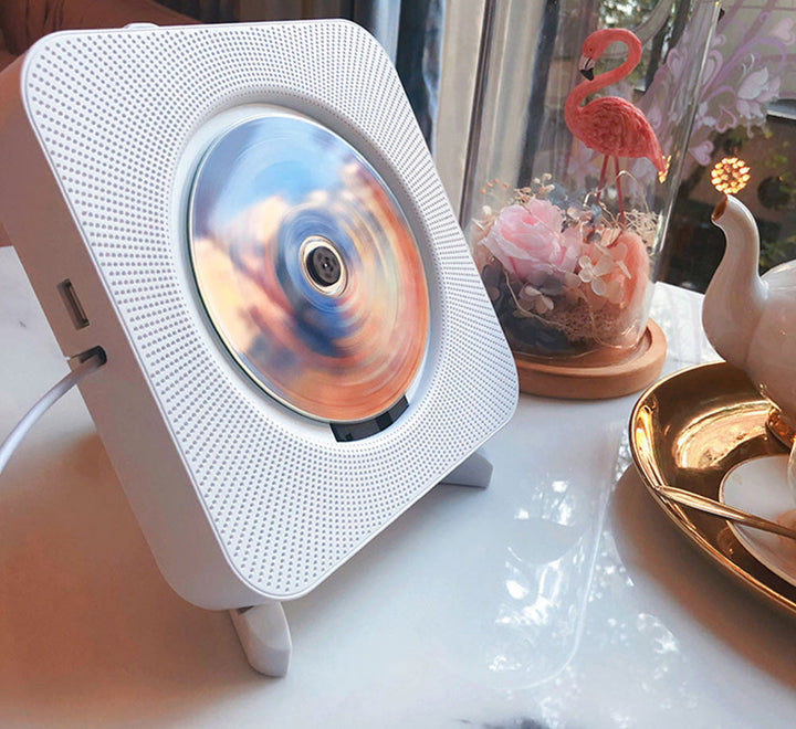 Multifunktionell Veggmontert CD-Spiller med Bluetooth