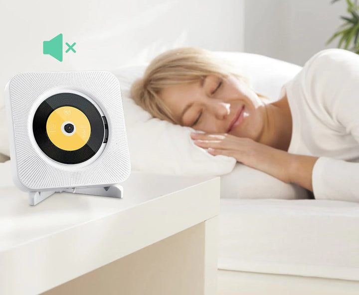 Multifunktionell Veggmontert CD-Spiller med Bluetooth