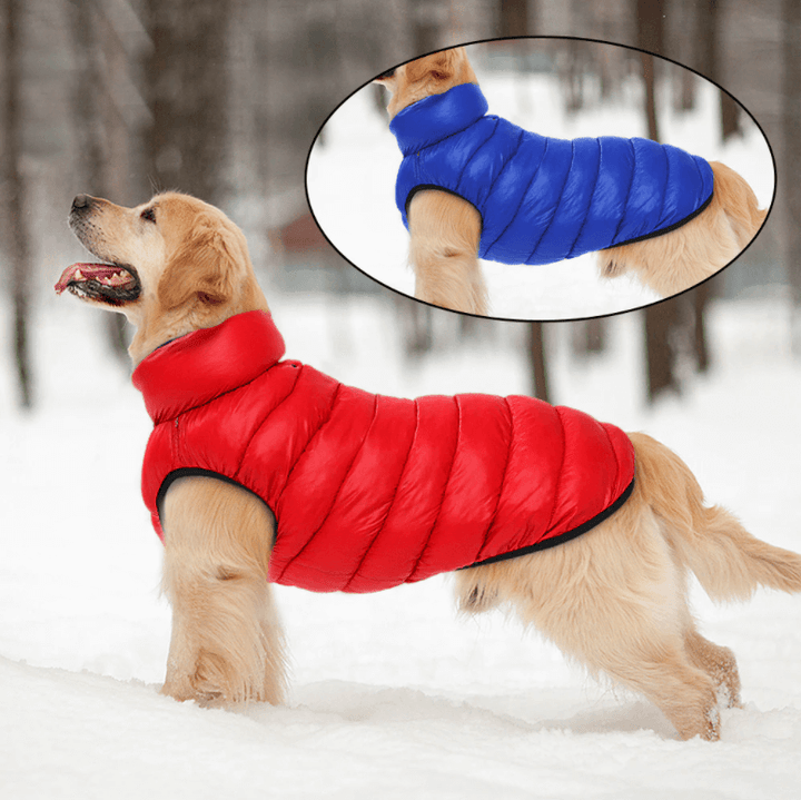 Vendbar Hundekåpe – Varm och Stilfull Vinterjacka för Hund