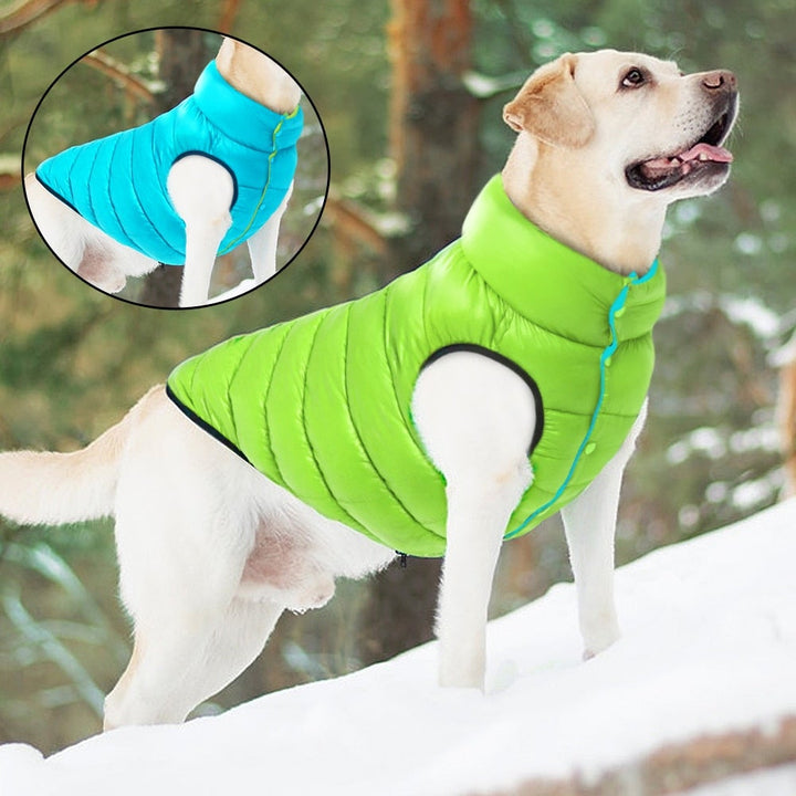 Vendbar Hundekåpe – Varm och Stilfull Vinterjacka för Hund