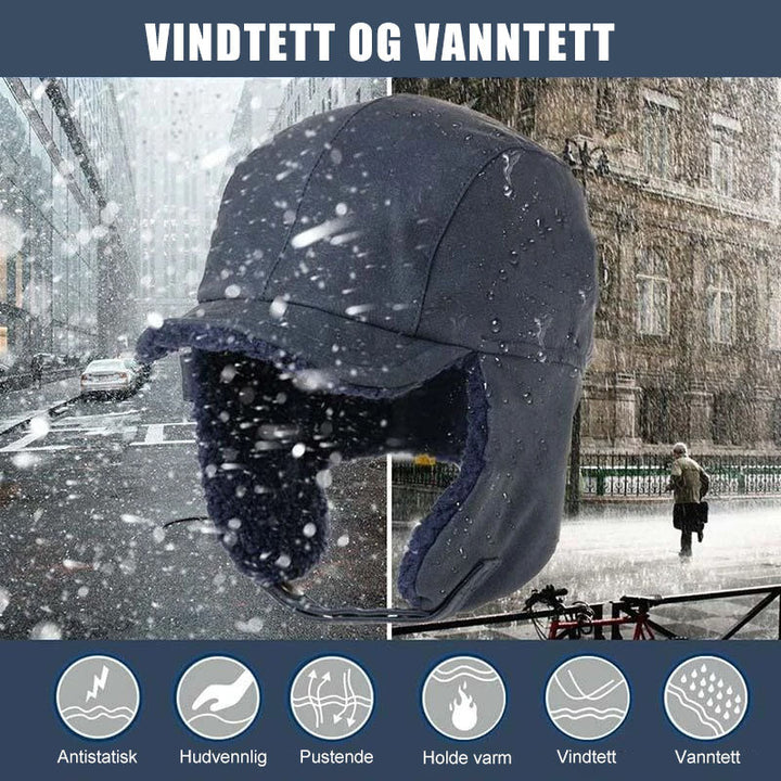 Vindtät Unisex Mössa – Öre- och Ansiktsbeskyttelse