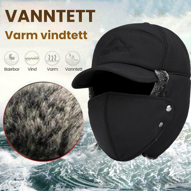 Vindtät Unisex Mössa – Öre- och Ansiktsbeskyttelse