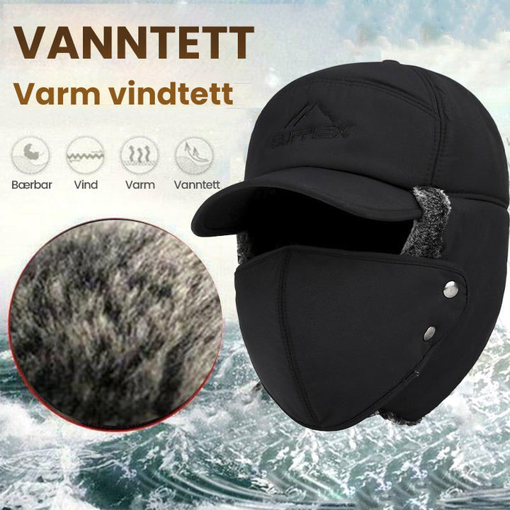 Vindtät Unisex Mössa – Öre- och Ansiktsbeskyttelse