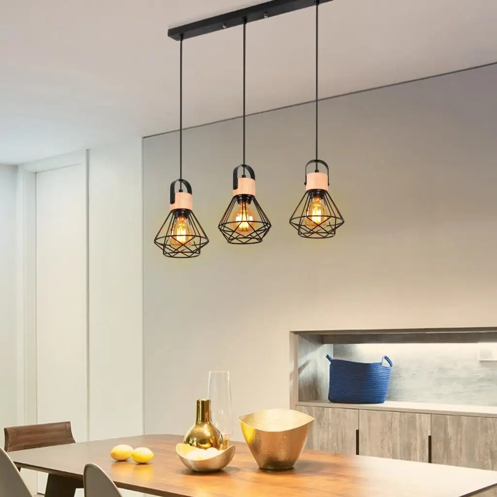 Vintage Pendellampa i Jern - Klassisk Design med Modern Stil