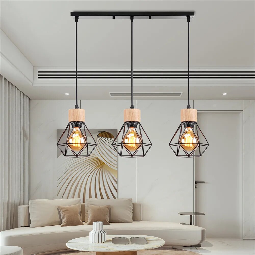 Vintage Pendellampa i Jern - Klassisk Design med Modern Stil
