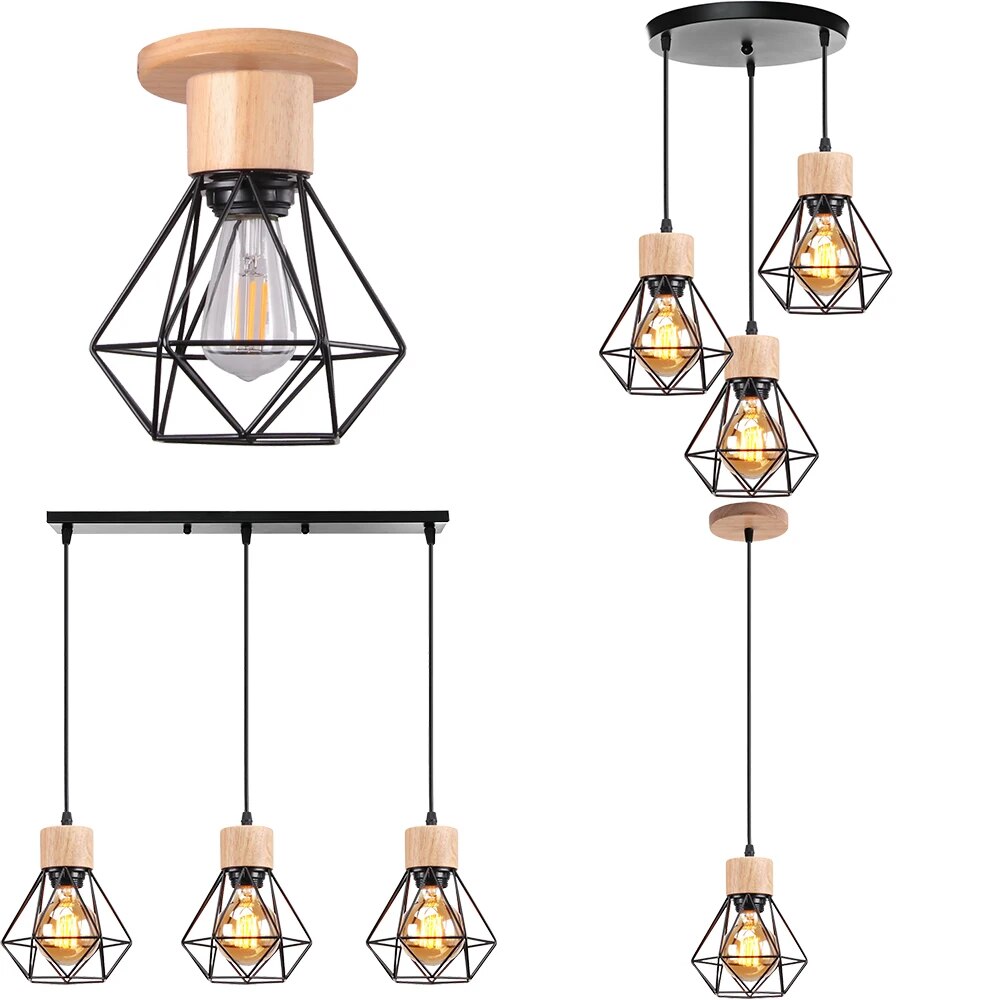 Vintage Pendellampa i Jern - Klassisk Design med Modern Stil