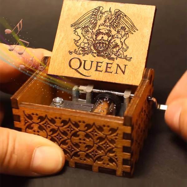 Queen Håndsveiv Musikkboks - &