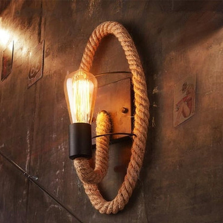 Vintage Vägglampa för Mysig Belysning och Rustikk Charm