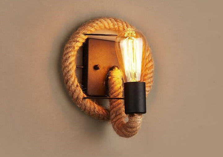 Vintage Vägglampa för Mysig Belysning och Rustikk Charm
