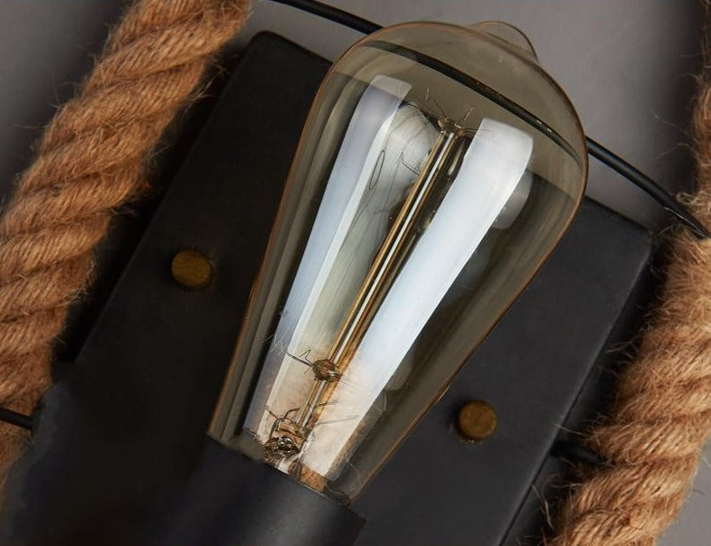 Vintage Vägglampa för Mysig Belysning och Rustikk Charm