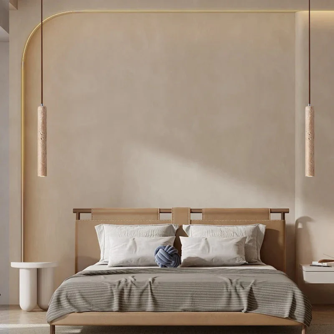 Minimalistisk LED-Lysekrone: Skapa Ro och Stil med Wabi-Sabi Design