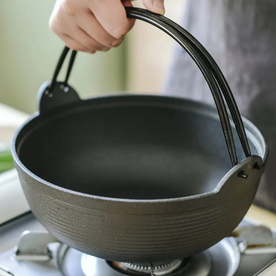 Wokpanne med Trelokk för Mångsidig Matlagning – 27 cm
