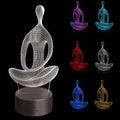 Yoga 3D Illusjonslampe