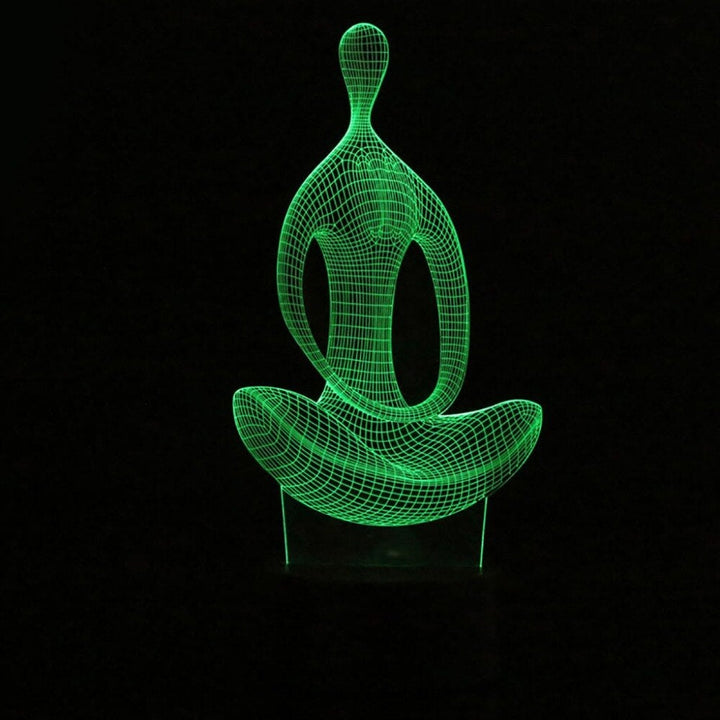 Yoga 3D Illusjonslampe